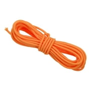 Archery D Loop Rope 10 FT, Bow String Release Nock Wire Nocking Loop Ring, Orange