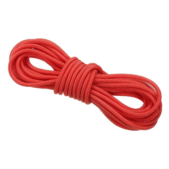 Archery D Loop Rope 10 FT, Bow String Release Nock Wire Nocking Loop Ring, Red