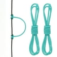 thumbnail image 1 of Archery D Loop Rope 2 FT, 2 Pack Bow D Loop String for Bowstring Cyan, 1 of 7