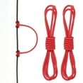 thumbnail image 1 of Archery D Loop Rope 2 FT, 2 Pack Bow D Loop String for Bowstring Red, 1 of 7
