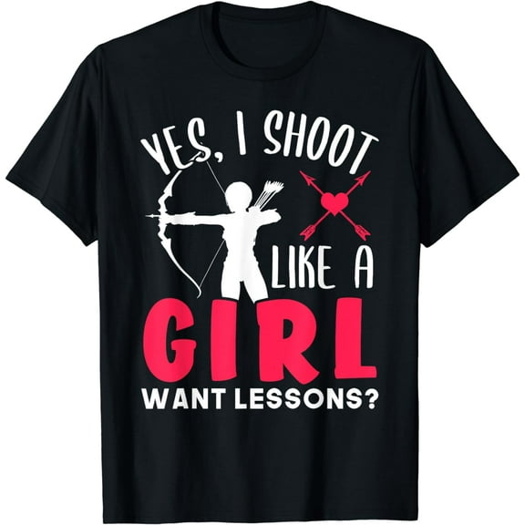 Archery Design for Girls Bow Hunting T-Shirt