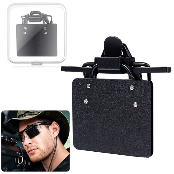 Archery Eye Shield, Sports Competition Training Clip-On Visor, Partner Glasses Accessory, Universal for Left and Right Eyes