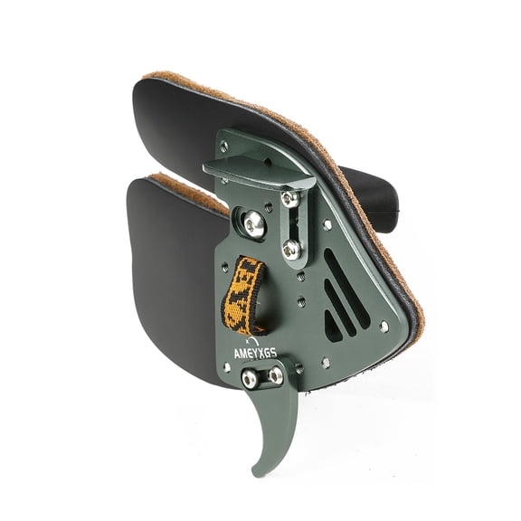 Archery Finger Tab Guard Bow Protector Gear Leather Hunting