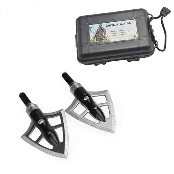 Archery Knife Arrow 2-Blade Hunting Broadheads 12pcs with Box