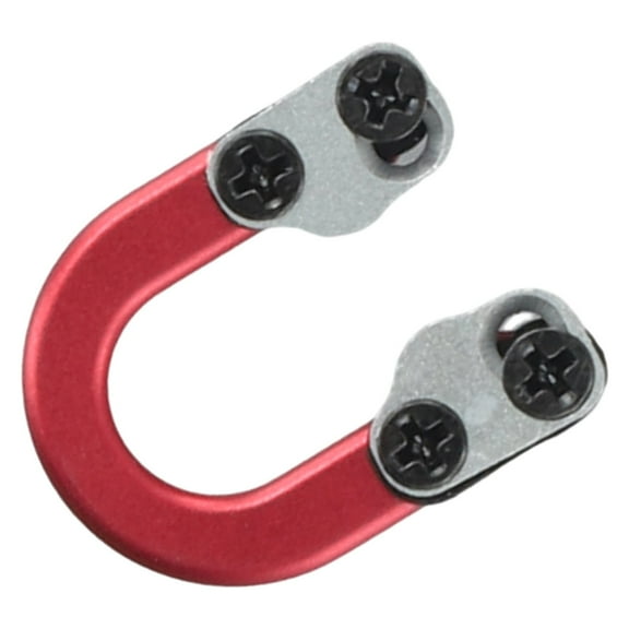 Archery Metal D Loop Ring Compound Bow Release Bowstring Metal D-Ring String Arrow Rope Hunt Archery Accessories Black Fangkenuo