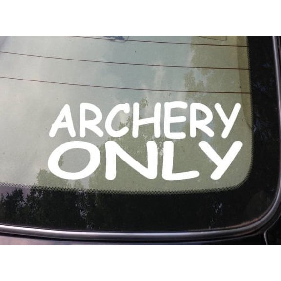 Archery Only Bowhunting Sticker Decal Deerhunting Deer Tree Stand Camo 6" *C880*
