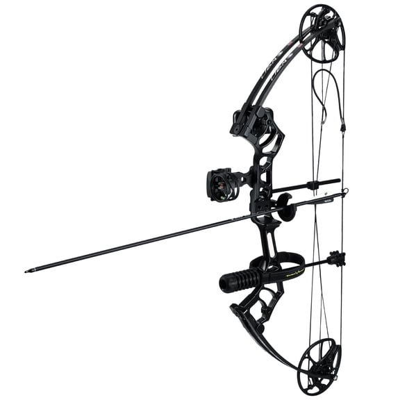 Archery Ready to Hunt Compound Bow Package for Adults and Teens,25"-31" Draw Length,0-70 Lbs Draw Weight ,up to IBO 320 fps,Lightweight Design Bow ,Fully Adjustable