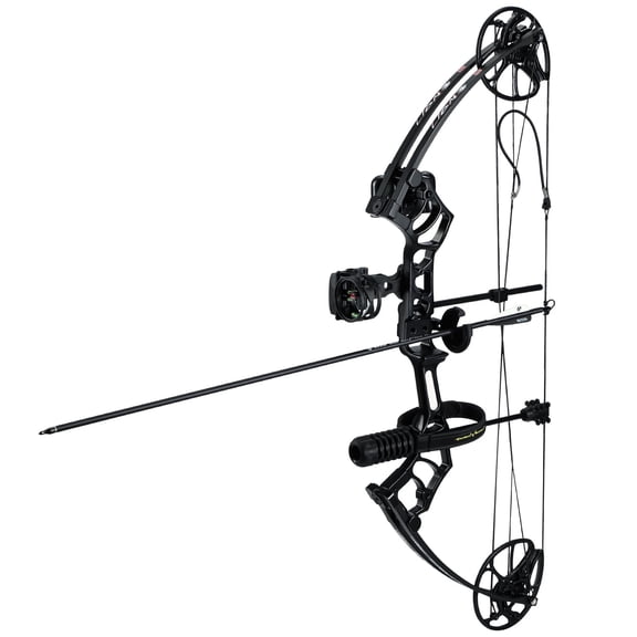 Archery Ready to Hunt Compound Bow Package for Adults and Teens,25"-31" Draw Length0-70 Lbs Draw Weight ,up to IBO 320 fpsLightweight Design Bow ,Fully Adjustable