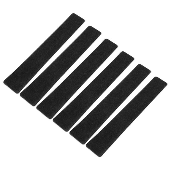 Archery Recurve Bow Limbs Dampener, Adhesive Fur Bowstring Groove Shock Absorber, Black 3 Pack