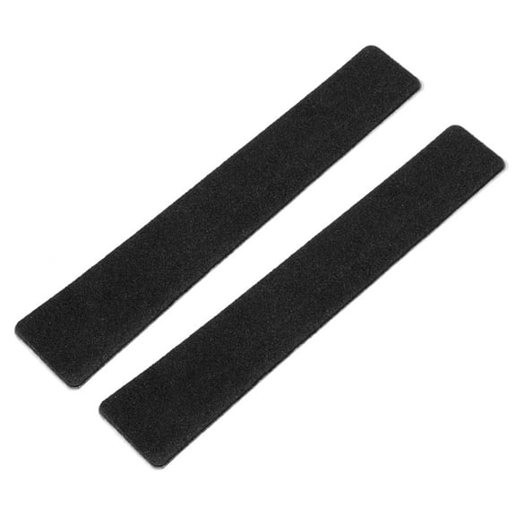 Archery Recurve Bow Limbs Dampener, Adhesive Fur Bowstring Groove Shock Absorber, Black