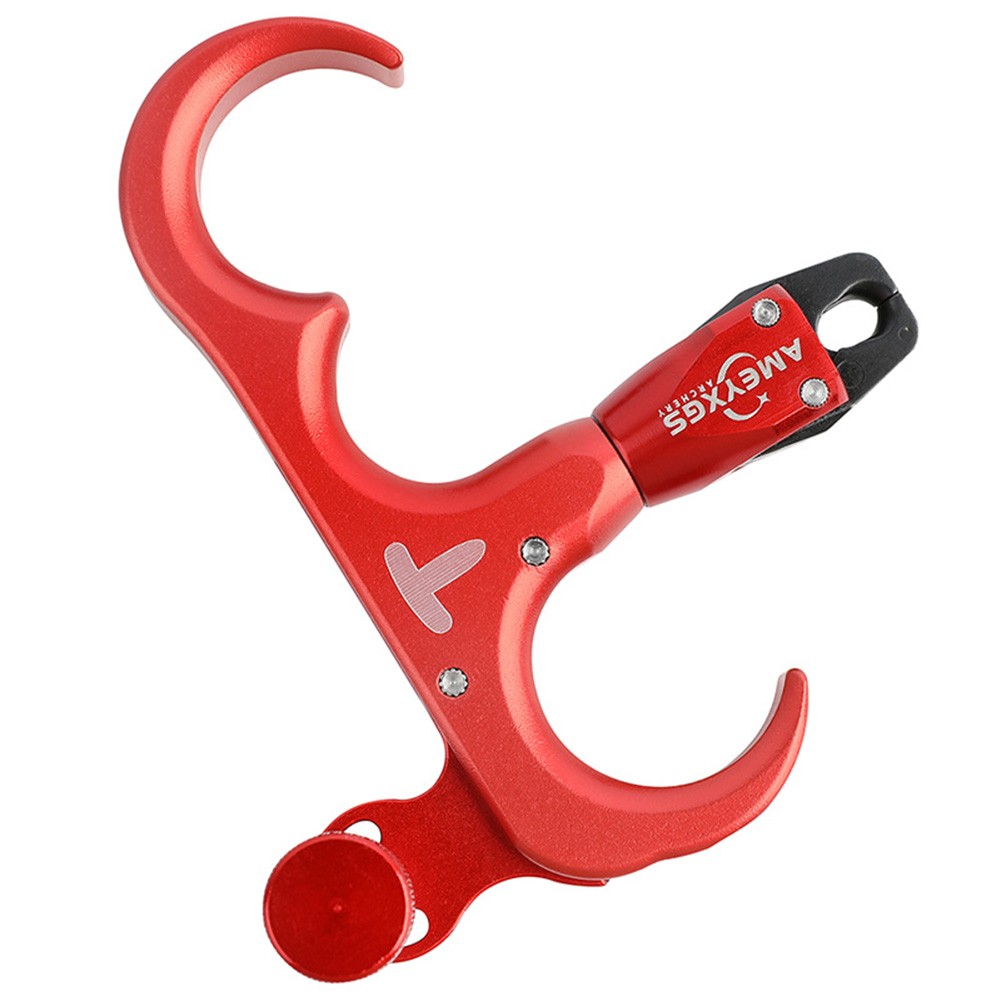 Archery Release Aids Thumb Caliper Trigger 3 Finger Grip Compound Bow