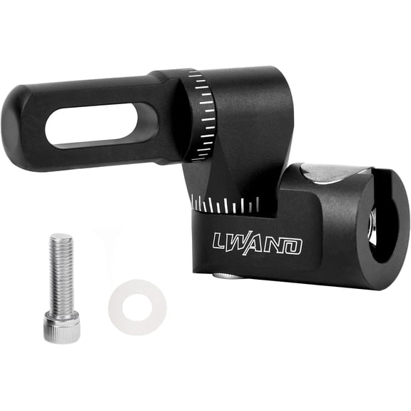 Single Side Adjustable V Bar Mount, Bow Stabilizer Back Bar Mount | with Quick Disconnect, Aluminum Alloy, for Archery Compound Bow Stabilizer
