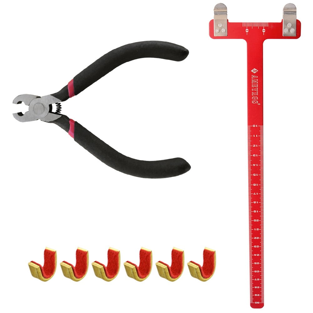 Archery T Square Bow Ruler +Nocking Buckle Pliers Set For Compound Recurve Bow
