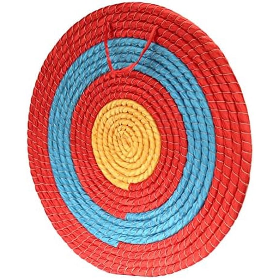 Archery Target - Backyard Straw Archery Target for Recurve Compound or Longbow - 20 Inch Traditional Bow Arrow Target for Kids Youth Adult Archery Hunting Practice