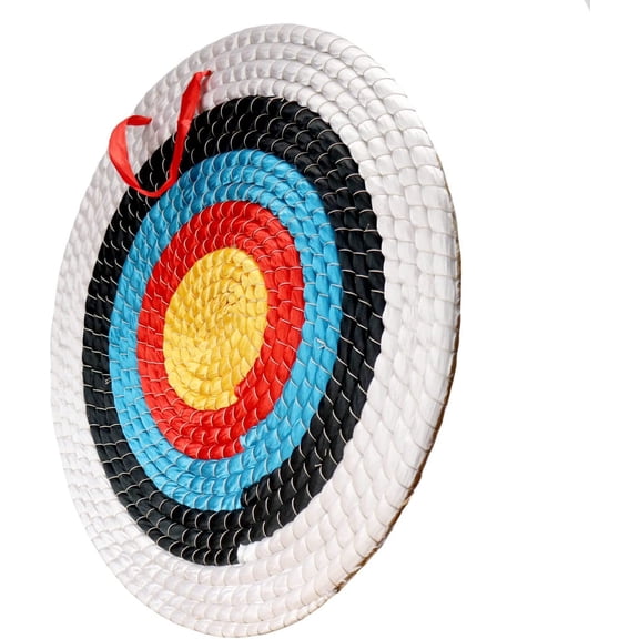Archery Target - Backyard Straw Archery Target for Recurve Compound or Longbow - 20 Inch Traditional Bow Arrow Target for Kids Youth Adult Archery Hunting Practice