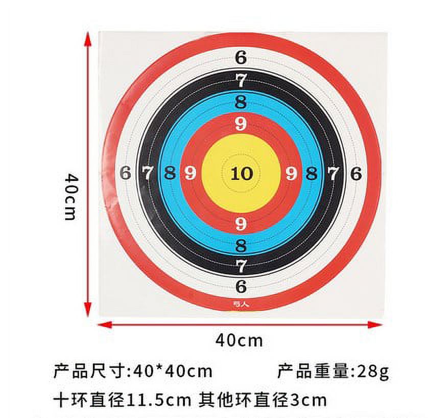 Archery Target Face Bow And Arrow Target Sticker Large Target Face