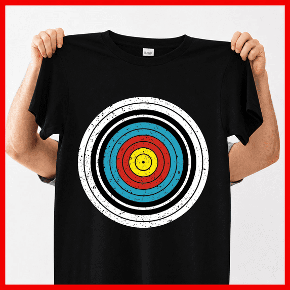 Target Archery Archery Target Prank Funny Center Gift Vintage Humor Unisex T-ShirtPlus ...
