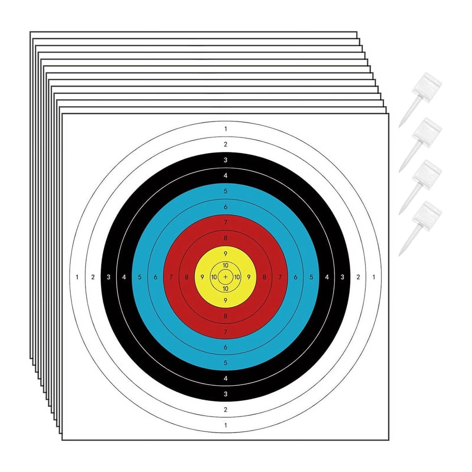 Archery Targets Paper for Backyard, 30Pcs Bow Targets for Hunting \u0026 Archery Targets, Target Practice Accessories