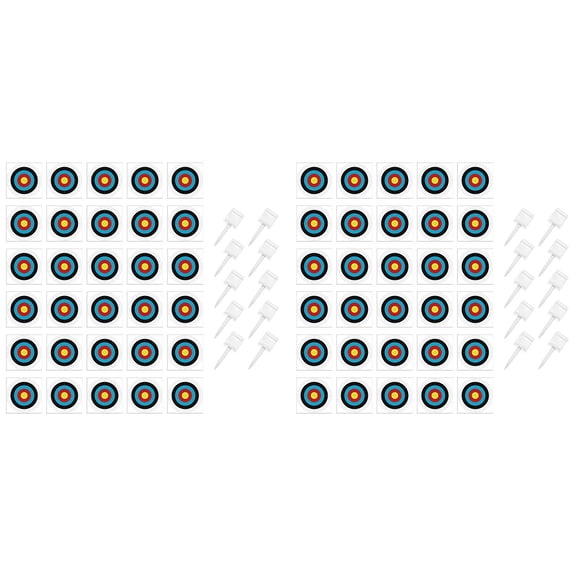 Archery Targets Paper for Backyard, 60Pcs Bow Targets for Hunting & Archery Targets, Target Practice Accessories