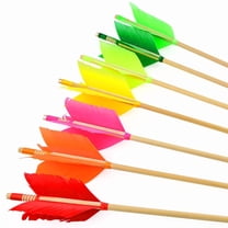 Archery Wooden Arrow OD 8.5mm Total Length 32Inch/81.5cm 4 Turkey Feathers for Recurve Bow Hunting shooting Accessories