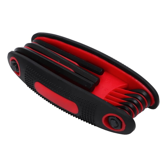 Archery Wrench, Multi Purpose 9 In 1  Hex Wrench Folding  For Bow And  Adjustment Red,Green,Yellow