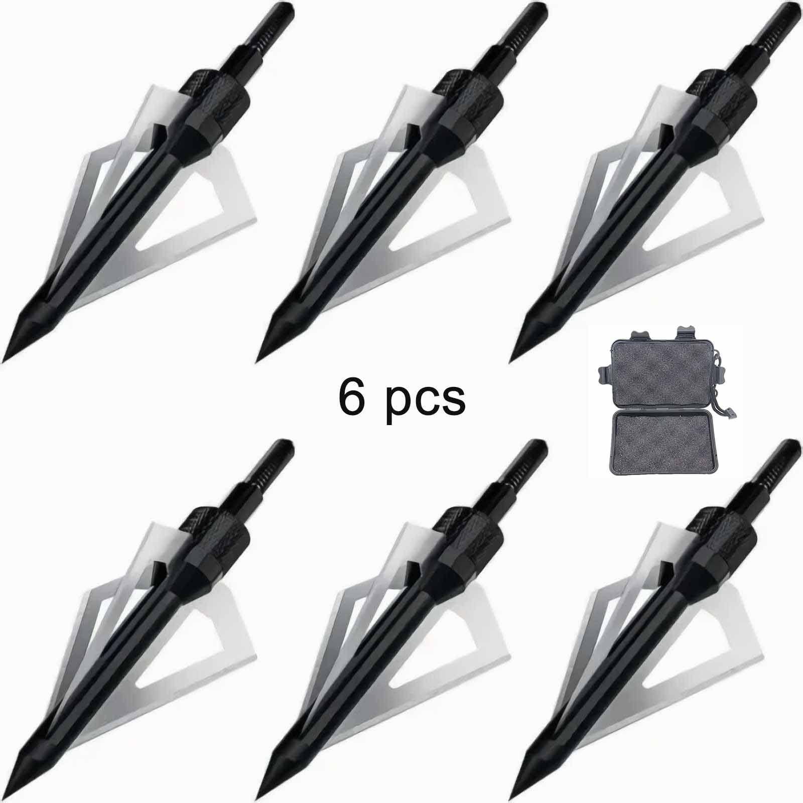 Archerys Broadheads 100 Grains Hunting Arrow Heads Arrows Tips for