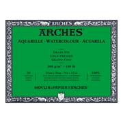 Arches 140 lb. Watercolor Block, Cold-Pressed, 9 in x 12 in