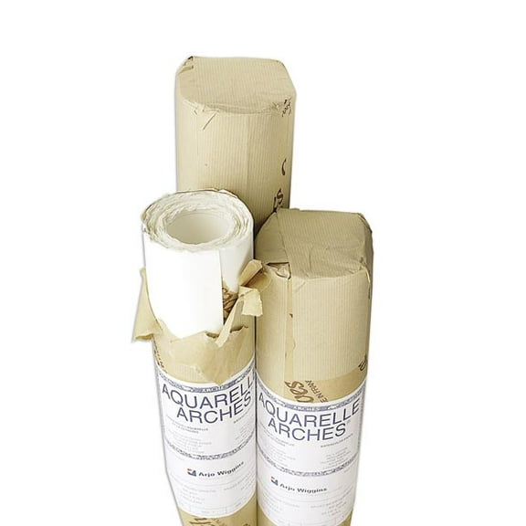 Arches Aquarelle Hot Pressed Watercolor Roll 51"X10yds- 156lb
