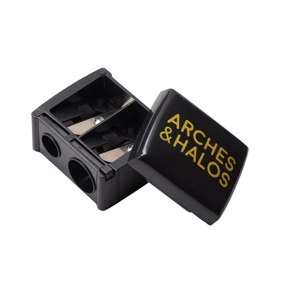Arches and Halos Eyebrow Pencil Sharpener, Eye Pencil Sharpener, 1 Pc