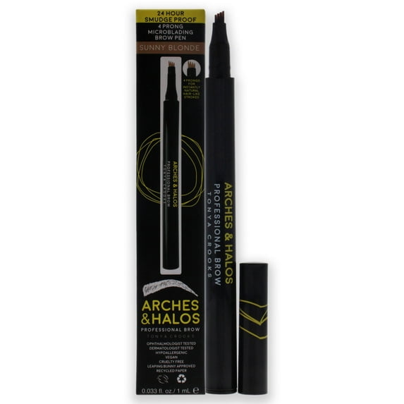 Arches and Halos Microblading Eyebrow Pencil, Sunny Blonde, 0.026 oz