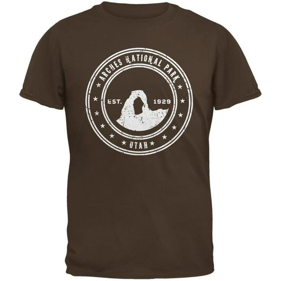 Arches National Park Brown Adult T-Shirt - Medium