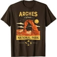 thumbnail image 1 of Arches National Park Delicate Arch Vintage Utah Gift Unisex T-Shirt for Men Women Kids Toddler,Dark Chocolate Color,Size YS, 1 of 5