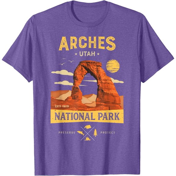 Arches National Park Delicate Arch Vintage Utah Gift Unisex T-Shirt for Men Women Kids Toddler