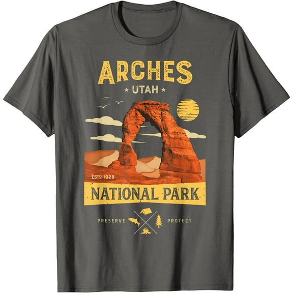 Arches National Park Delicate Arch Vintage Utah Gift Unisex T-Shirt for Men Women Kids Toddler