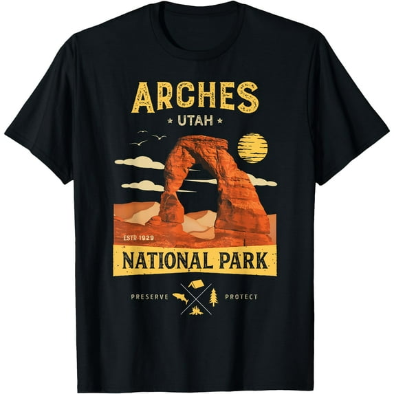 Arches National Park Delicate Arch Vintage Utah Gift Unisex T-Shirt for Men Women Kids Toddler