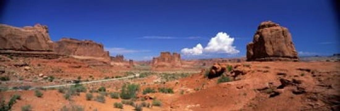 Arches National Park Moab Utah USA Canvas Art - Panoramic Images (18 x 6)