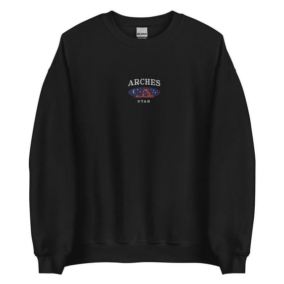 Arches National Park Utah Embroidered Sweatshirt