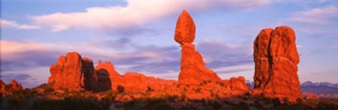 Arches National Park Utah USA Canvas Art - Panoramic Images (18 x 6)
