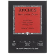 Arches Oil Paper Pads - 9 x 12, 12 Sheets