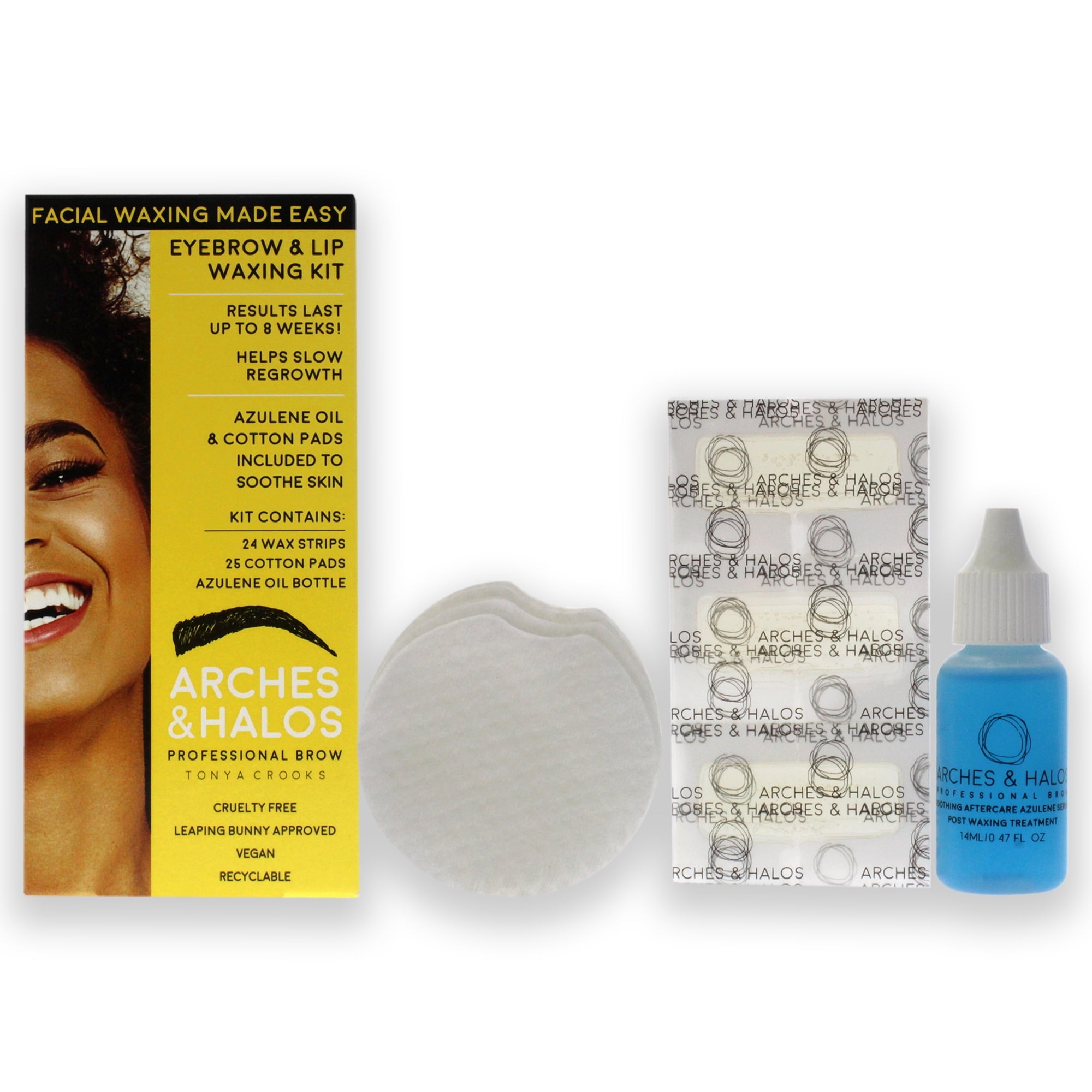 Arches and Halos Eyebrow and Lip Waxing Kit, Eyebrow Waxing Kit