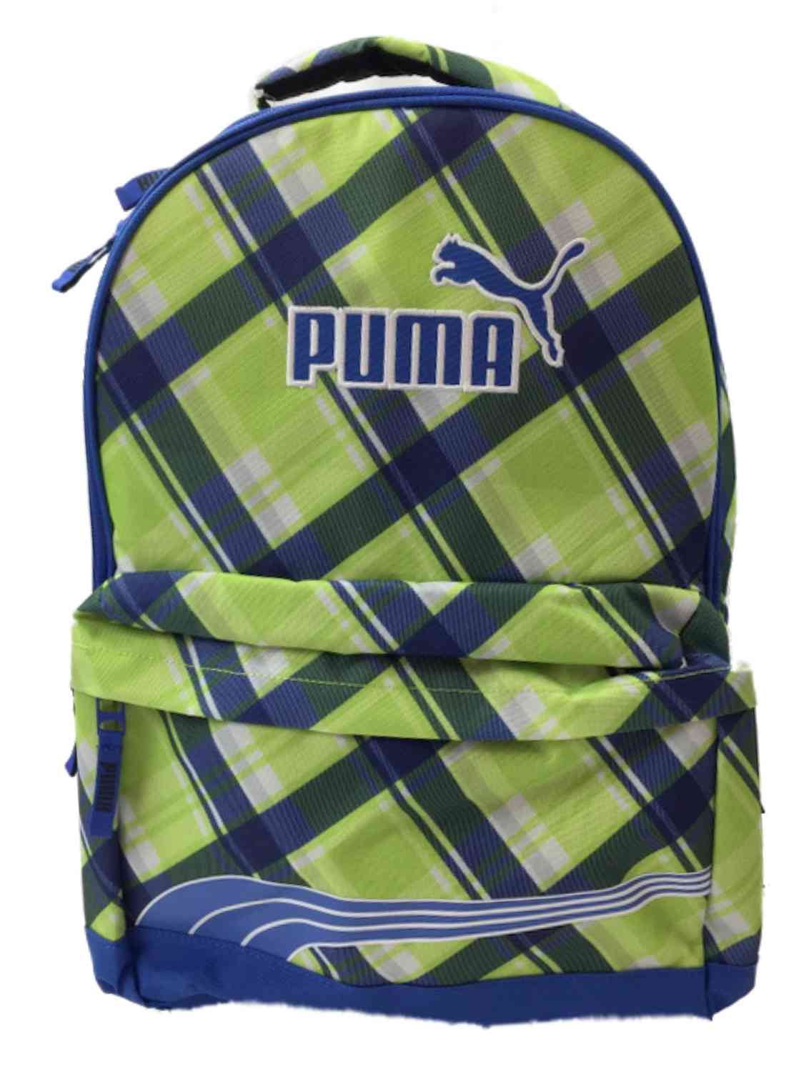 Archetype Canvas Plaid School Backpack Sport Travel Back Pack