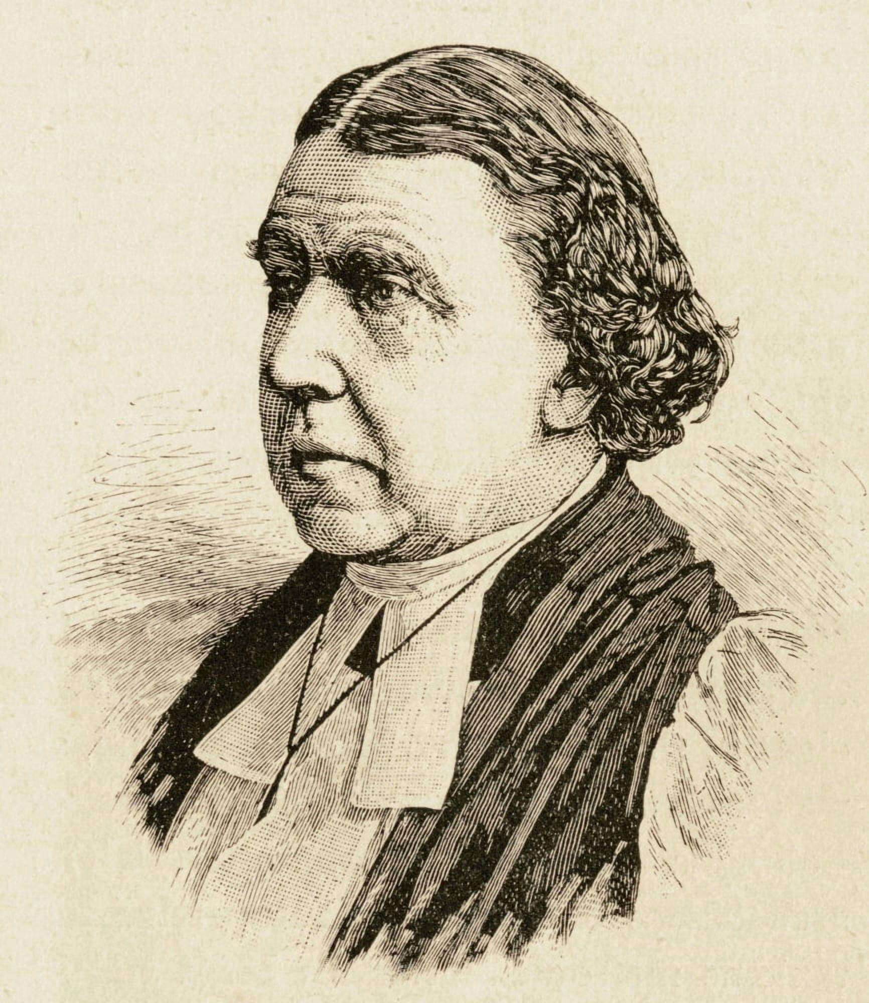 Archibald Campbell Tait 1811-1882 Anglican Divine Archbishop Of Canterbury Canvas Art - Ken Welsh Design Pics (28 x 32)