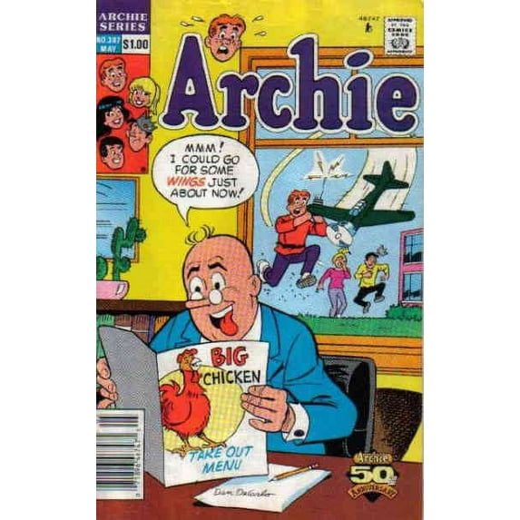 Archie #387 (Newsstand) VF ; Archie Comic Book