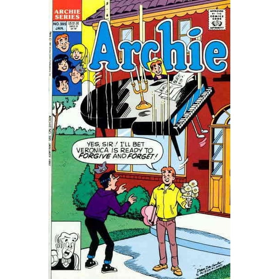Archie #395 VF ; Archie Comic Book