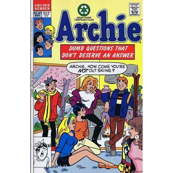 Archie #397 VF ; Archie Comic Book