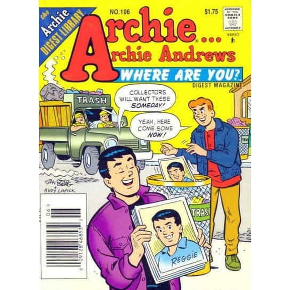 Archie Archie Andrews, Where Are You? Digest Magazine #106 VF ; Archie Comic Book