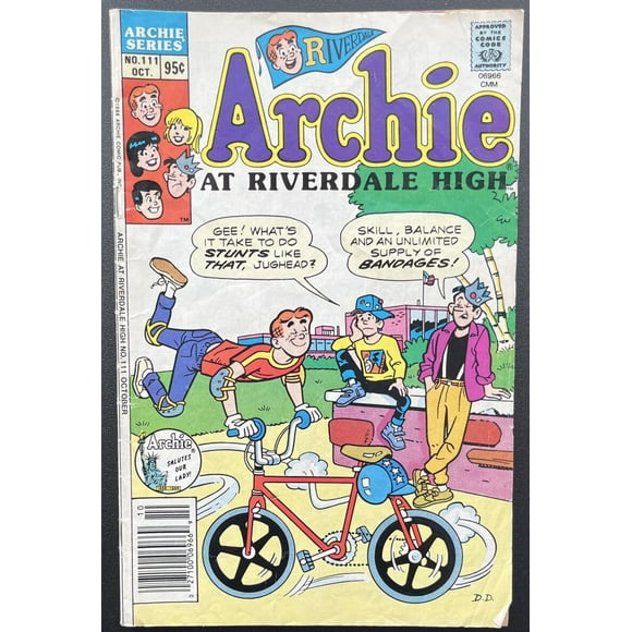 Archie At Riverdale High #111 Comic Book - Oct. 1986 - Newsstand Edition CB3
