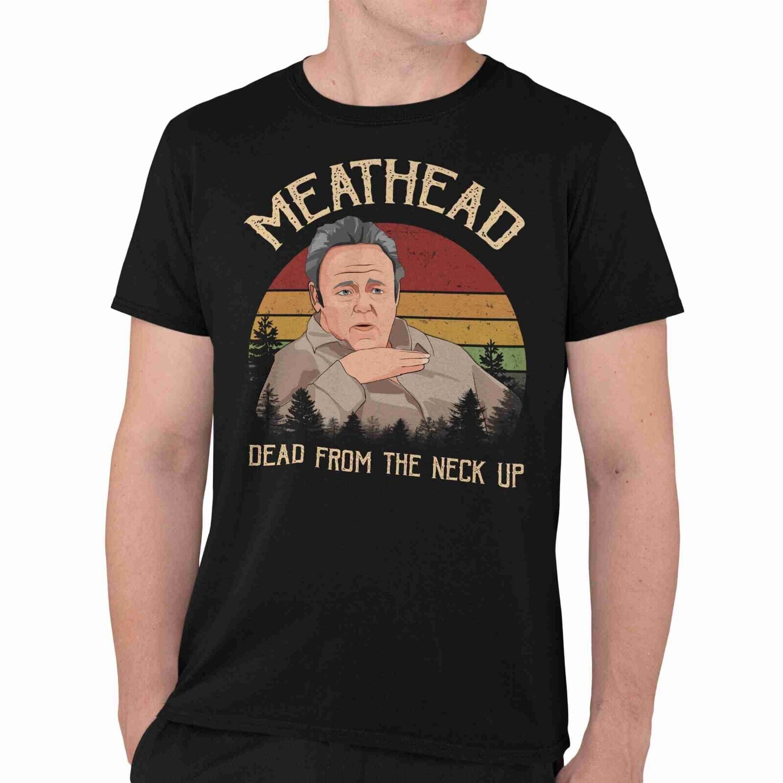 Archie Bunker All In The Family Meathead Dead From The Neck Tree