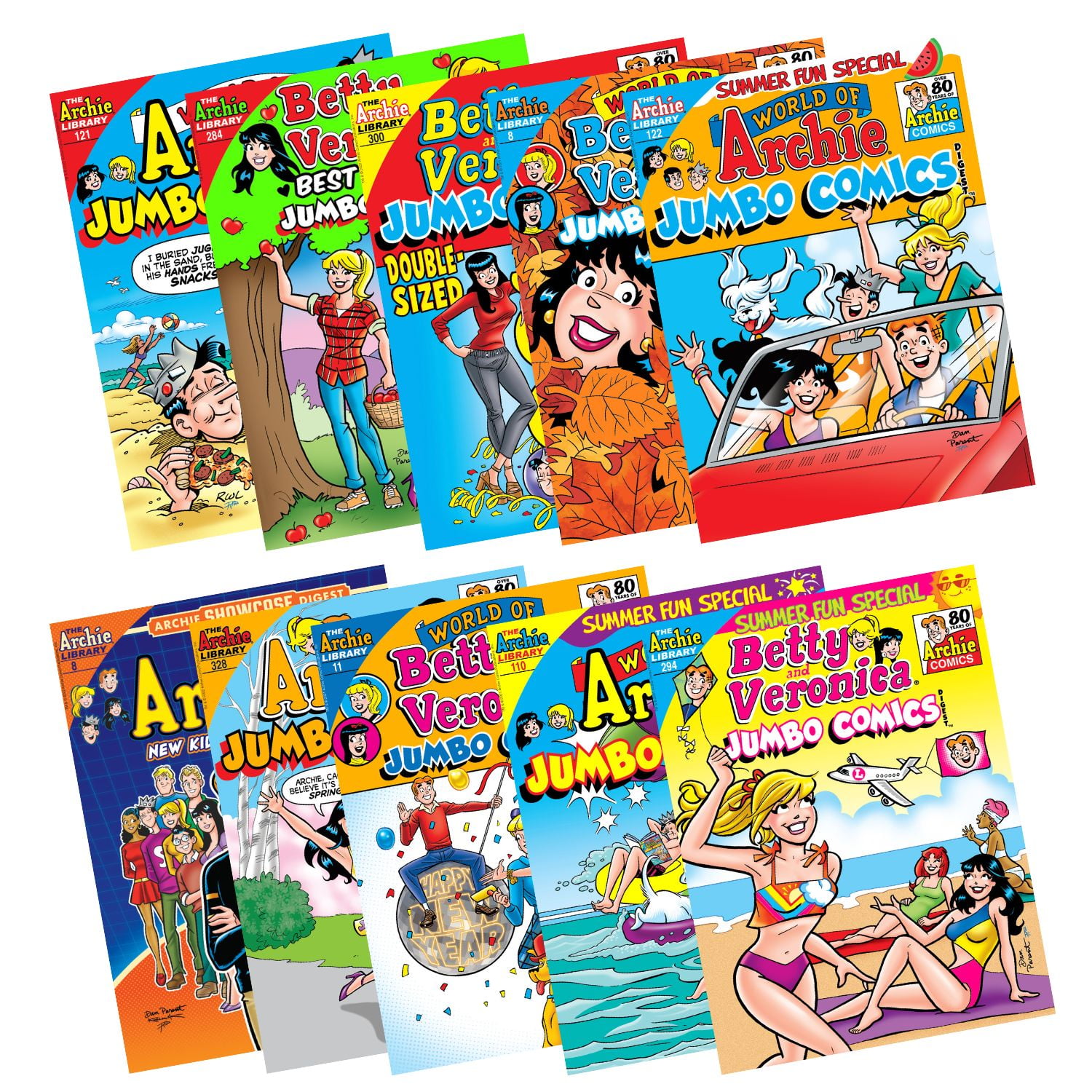 Archie Comics Jumbo Digest 10-Pack Value Bundle
