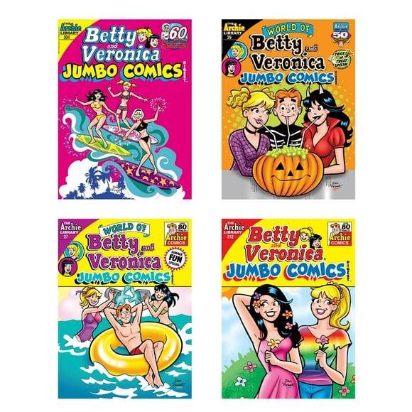 Archie Comics Digest Value Bundle Betty & Veronica 4-Pack